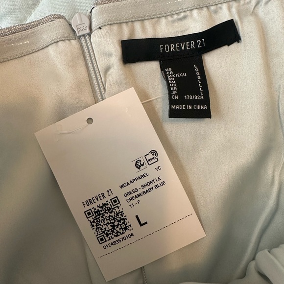 FOREVER 21 STRAPLESS MINI DRESS SIZE LARGE - Picture 4 of 4